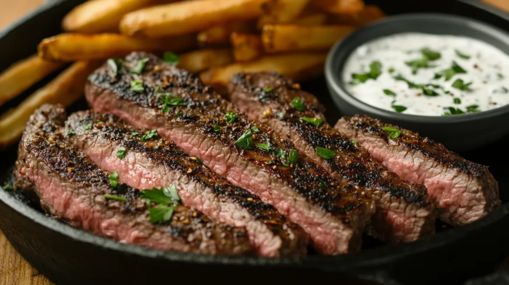 Chip steak sandwich with melted cheese and caramelized onions.