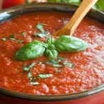 Salsa de tomate with a rich, chunky texture ready to complement your favorite dishes.